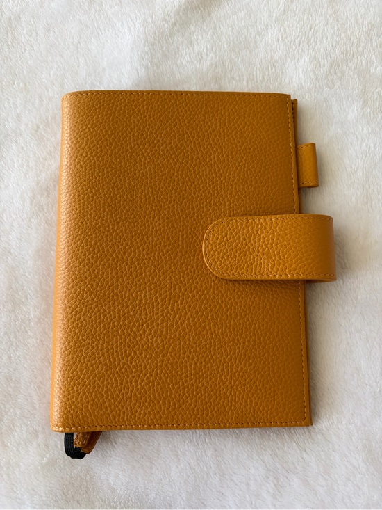 Moterm Accessories - Women's Tablet Case Folio in Mustard Yellow - Pebbled Leather